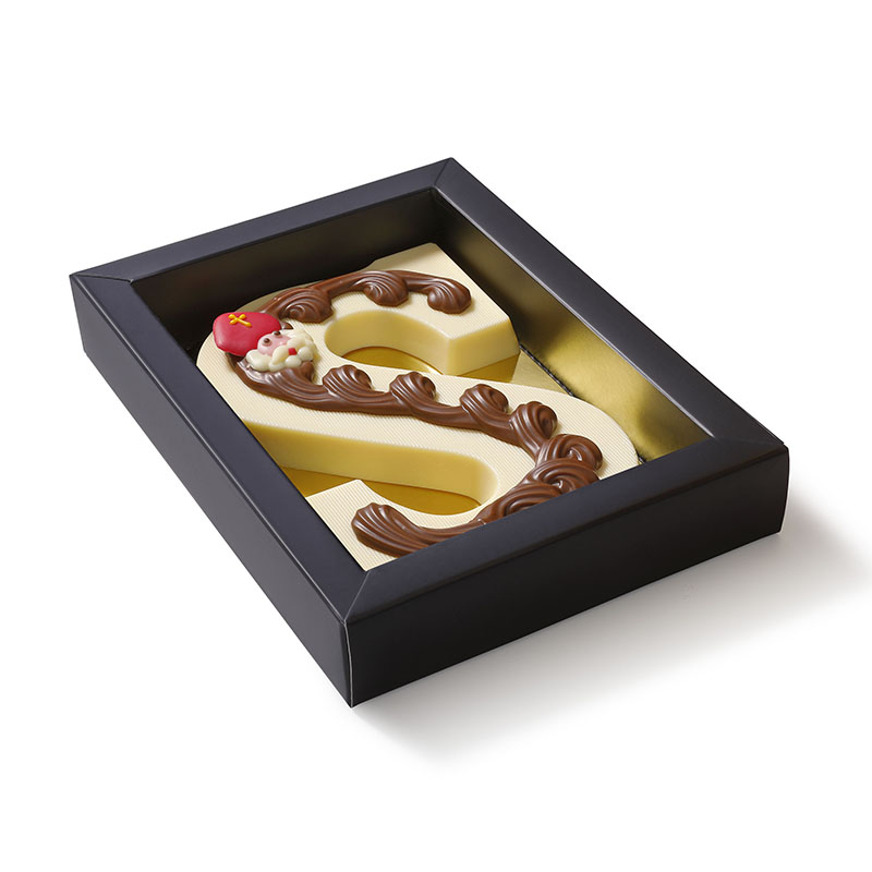 Chocoladeletter wit